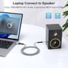 Cable USB a conector de audio AUX macho de 3.5mm,