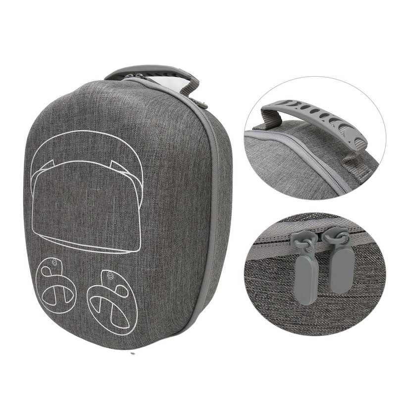VR Headset Travel Case EVA Gray Anti Fall Portable VR