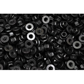 (200) Toplock Flange Nuts 5/16-24 Grade 8/G Plain Finish All Metal Locking Nut