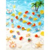 42Pcs Rave Sprouts Glow Fruit Trinkets Hair Clip