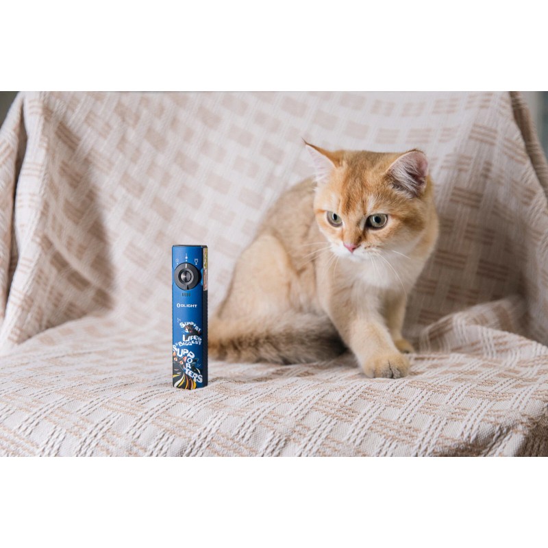 Olight Arkfeld Pro Paw Edition CW LED Light/Green Beam/UV, 1300