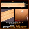 DIY Glue Up P02- Foam Ceiling Tiles Panel/Planks Pine Wood,