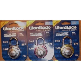 Wordlock PL-095-AX Word Combination Lock "Qty 1" NEW sealed package