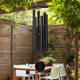 Wind Chimes Outdoor Deep Tone，45 in Large Wind Chimes for Outside，Memorial Wind Chimes Gifts for mom/Grandma,Balcony,Garden Décor