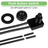 OWOFYDR 2PCS Waterproof RV Push Button Switch 12V ON/Off SPST
