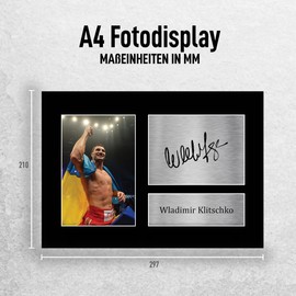 HWC Trading A4 Wladimir Klitschko Gifts Printed Autograph Picture For Boxing Fans - A4