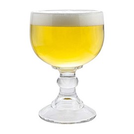 Schooner Beer Glass - 21 Oz Extra Large Goblet Crystal Style ZERO LEAD Shrimp Cocktail, Coronaritas, Margaritas