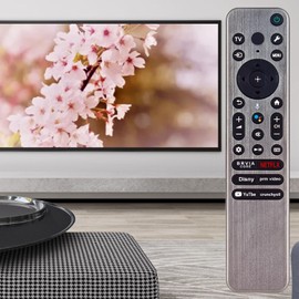 RMF-TX910U Replace Voice Remote compatible with Sony 55 65 75 85 inch Bravia X95L A95L Series QD-OLED 4K Ultra HD HDR Smart Google TV (2023) XR-85X95L XR-75X95L XR-65X95L XR-77A95L XR-65A95L XR-55A95L