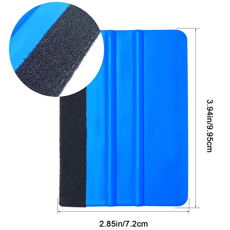 2 Pieces Wallpaper Smoothing Tool, Vehicle Vinyl Felt Squeegee Window
