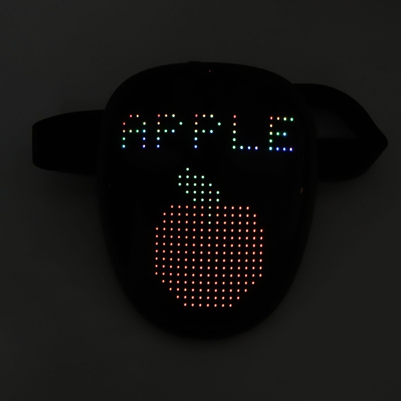 Kids LED Mask with Gesture Sensing USB Rechargeable RGB LED