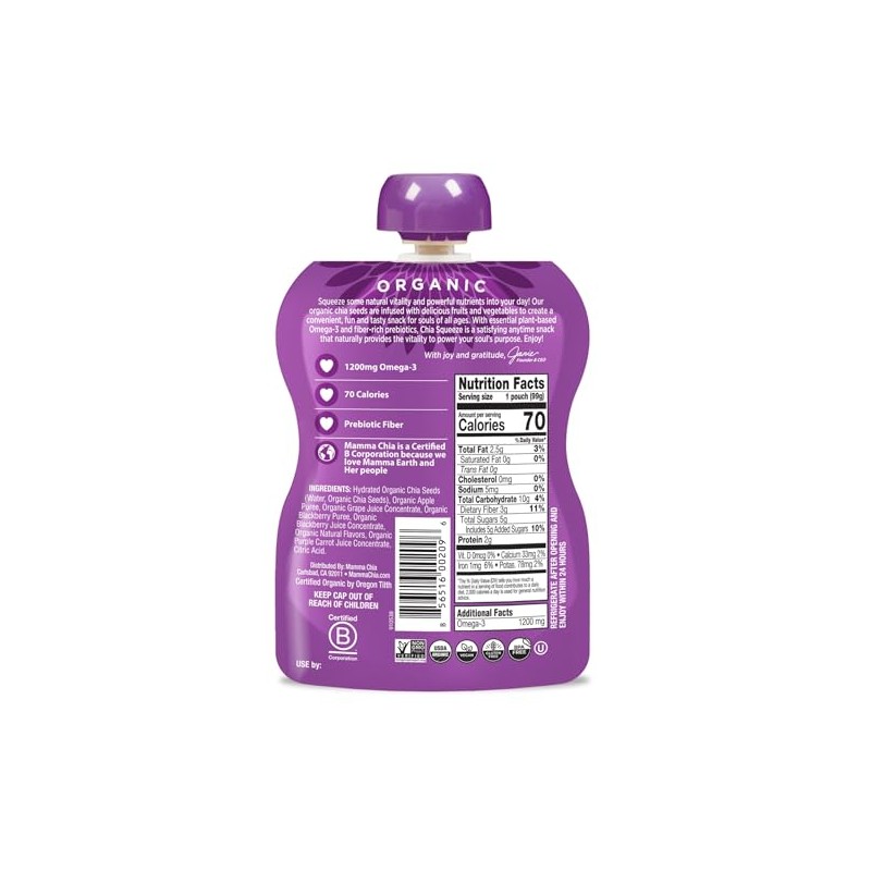 Mamma Chia Squeeze Paquete de variedad