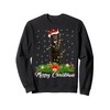 Xmas Lighting Decor Santa Labrador Retriever Dog Christmas Sweatshirt