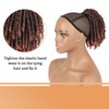 Dreadlock Drawstring Ponytail Hairpieces for Black Women Drawstring Ponytail with