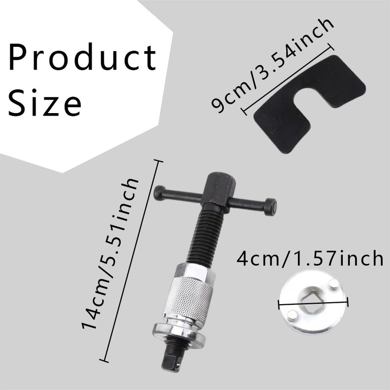 HAOBO Brake Caliper Piston Rewind Tool, Brake Piston Wind Back