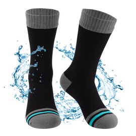 BBXWANG Unisex Waterproof Socks, grey black