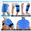 Atsuwell Extra Large Hip Ice Pack Wrap for Bursitis, Reusable