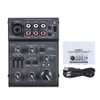 AGE03 5-Channel Mini Mic-Line Mixing Console Mixer with USB Audio