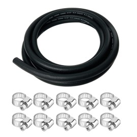 Dutreg 8 mm Fuel Line 3 Metres 5/16 Inch NBR Petrol Hoses Rubber for Boat Motorcycle Lawn Mower Truck Car