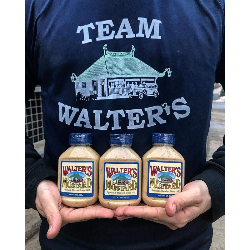 Walter's Mustard, 9 oz - World Famous, Specially Blended Since