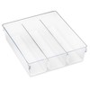 Whitmor 6789-7095 Clear 3-SECTION DRAWER ORGANIZER