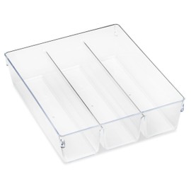 Whitmor 6789-7095 Clear 3-SECTION DRAWER ORGANIZER