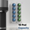 Nespresso Vertuo Pod Holder Wall Mount, 10 Pod Capacity Storage