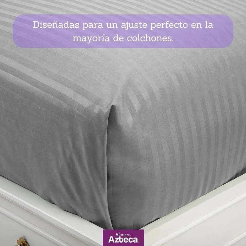Sábanas Matrimoniales Ultra Suaves Premium Blancos Azteca