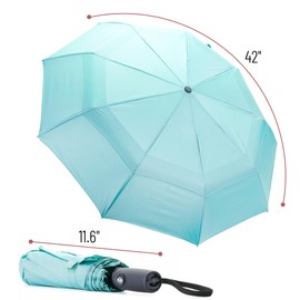 Mr. Pen- Windproof Travel Umbrella, Light Blue, Automatic Umbrellas for Rain, Compact Umbrella, Travel Umbrella Compact, Umbrella Windproof Umbrella, Umbrellas for Rain Windproof, Portable Umbrella