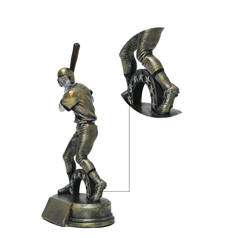Resin Baseball Character Statue Prize Home Decoration Collectible Gift