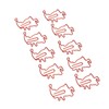 100pcs Santa Paper Clips Slip Resistance Cartoon Cute Lightweight Paperclips