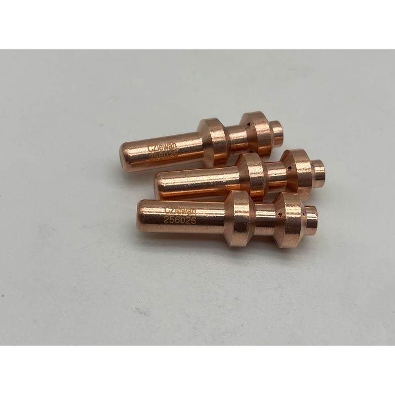 10Pcs 256026 Electrode, 10Pcs 249929 Nozzle Tip 60A for Miller