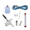 G1/8 Airbrush Kit Spray Gun with Spray Pot Nozzles Needle