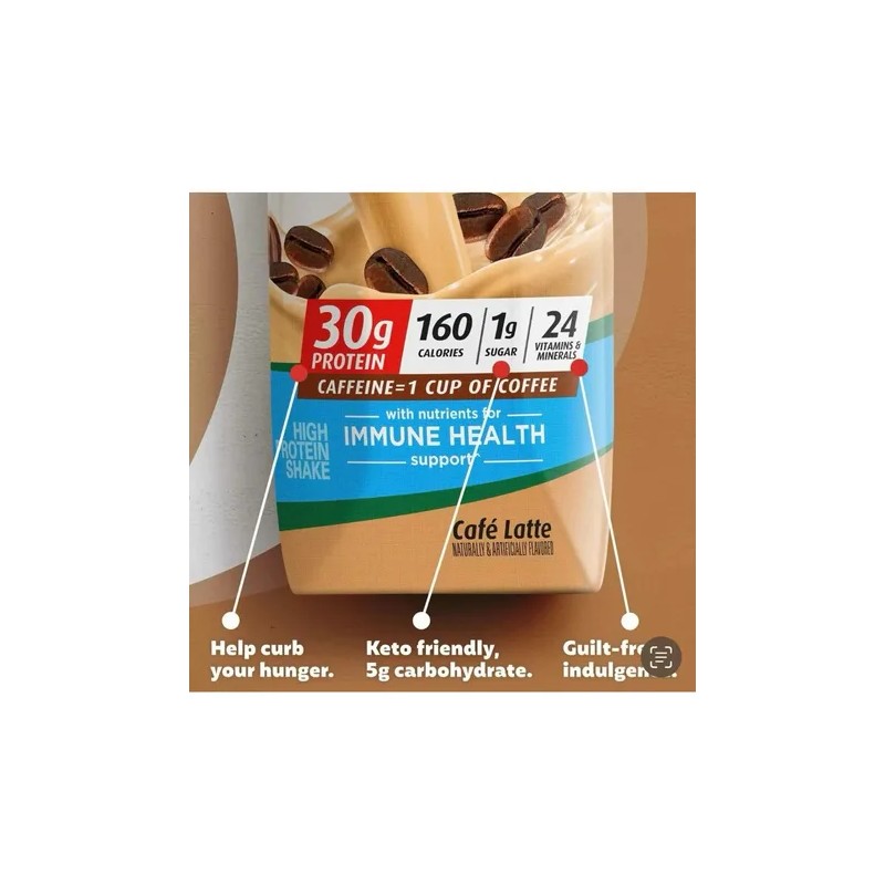 Premier Protein Café Latte Café Latte Pack/15 Malteadas