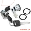 A-Premium Front Door Lock Cylinder Set with 2 Keys Compatible