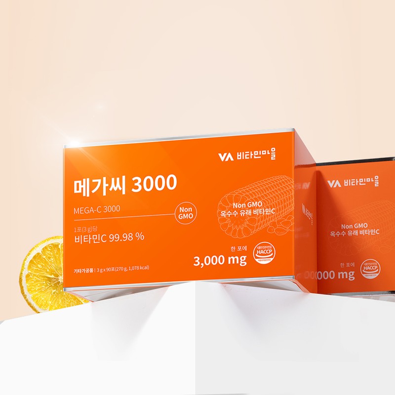 Vitamin Village [6-month supply] Vitamin Village Mega C 3000 high-content