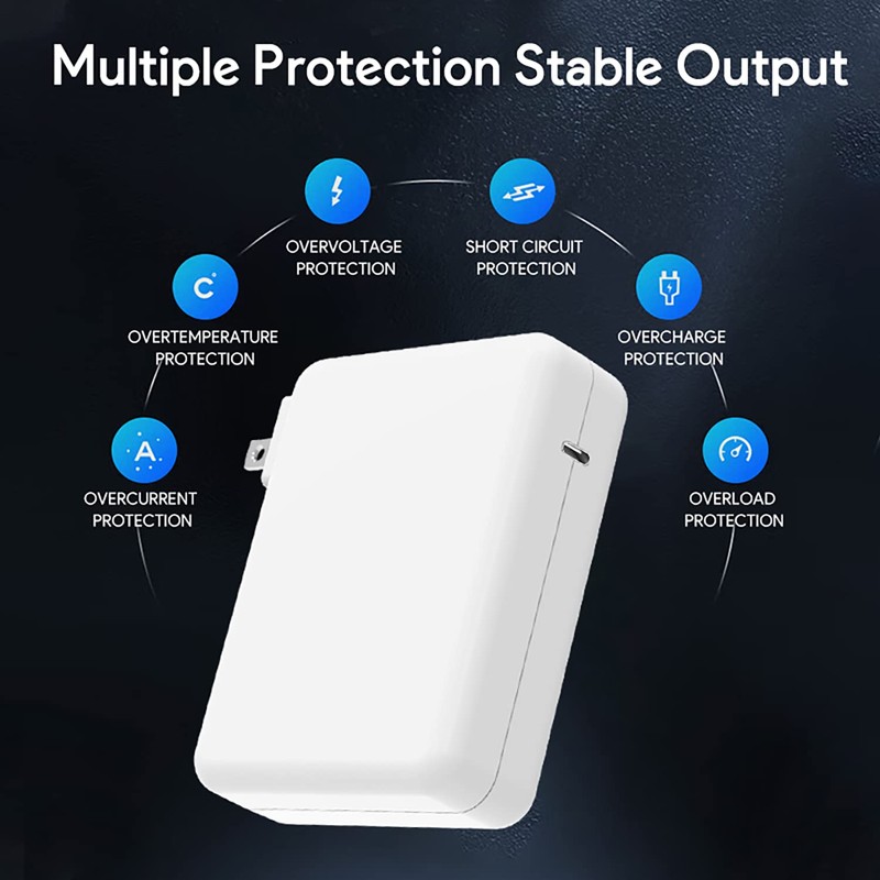 140W MacBook Pro Charger, USB C Power Adapter Compatible with