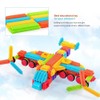 Teytoy 100 Pcs Bristle Shape Building Blocks Toy Set for
