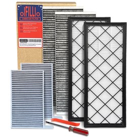 OIFILLIO HEPA Air Filter Air Intake Filter for Model Y 2020-2025, Designed for Biochemical Defense Mode, 110768100A,165837500A, 165837600A with tools (6pcs)