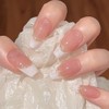 Pure Handmade Nails Press on Nail Reusable Fake Nails White