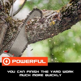 Gas Powered Pole Saws - 58CC 2-Cycle Pole Saws for Tree Trimming with 16-Foot Extendable Reach - Design for Tree Trimming and Branch Cutting