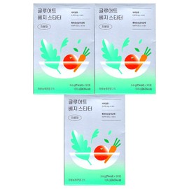 Gluert Glute Veggie Starter 3.6g x 30 packets (3) / 글루어트 베지 스타터 3.6g x 30포 3개