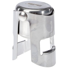 IBILI Champagne Cap of Stainless Steel, Silver, 6 x 4 x 4 cm