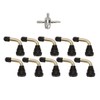 L-Shaped Air Valve, PVR60, Set of 10, Multi Tool Included,