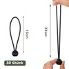SEPGLITTER Tensioning Straps with Ball Tarpaulin Tensioners, Pack of 30,
