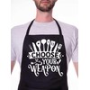 Print4U Apron Choose Your Weapon Gift For Her Gift For