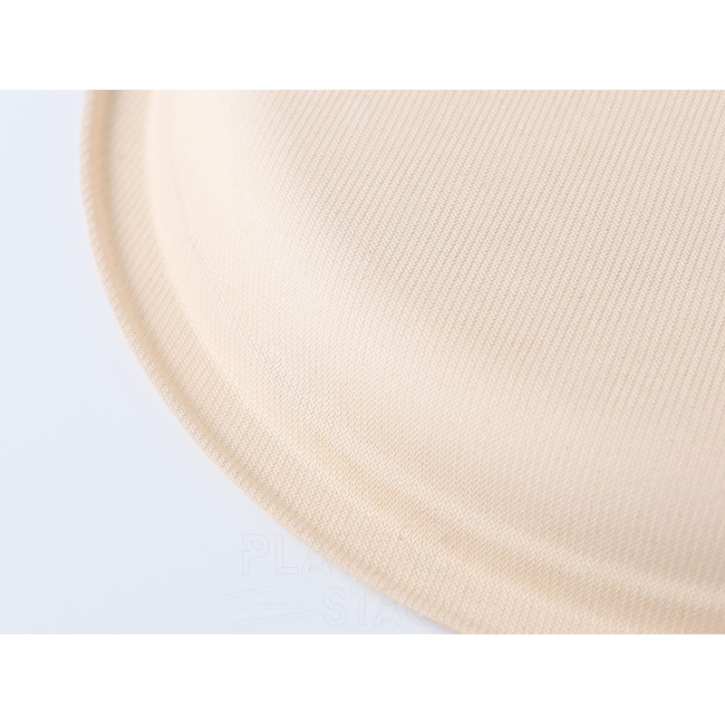 100% Compostable Disposable Paper Plates [125-Pack] - (PFAS-Free) - (BPI