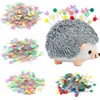 Cute Hedgehog Shaped Needle Pin Cushion Set with 400 Colorful