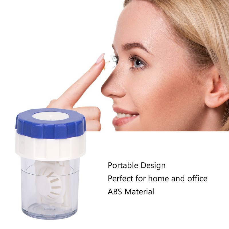 10pcs Manual Contact Lens Cleaner Professional Portable Contact Lens Washer