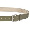 Dickies Women's Casual Leather Perforated Belt, Olive, Extra Large