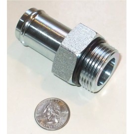 Unbranded Hydraulic Fittings 4604-16-16, 1" Hose Barb x #16 SAE/O-Ring Boss Male